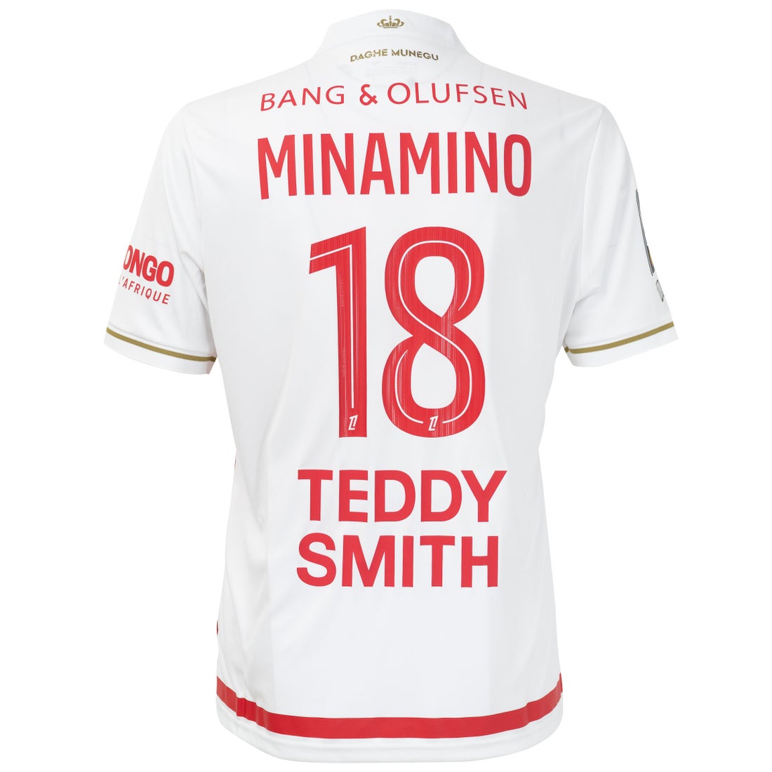 MIZUNO ASモナコ 25/26 ユニフォーム ホーム 半袖 レプリカ #18.南野