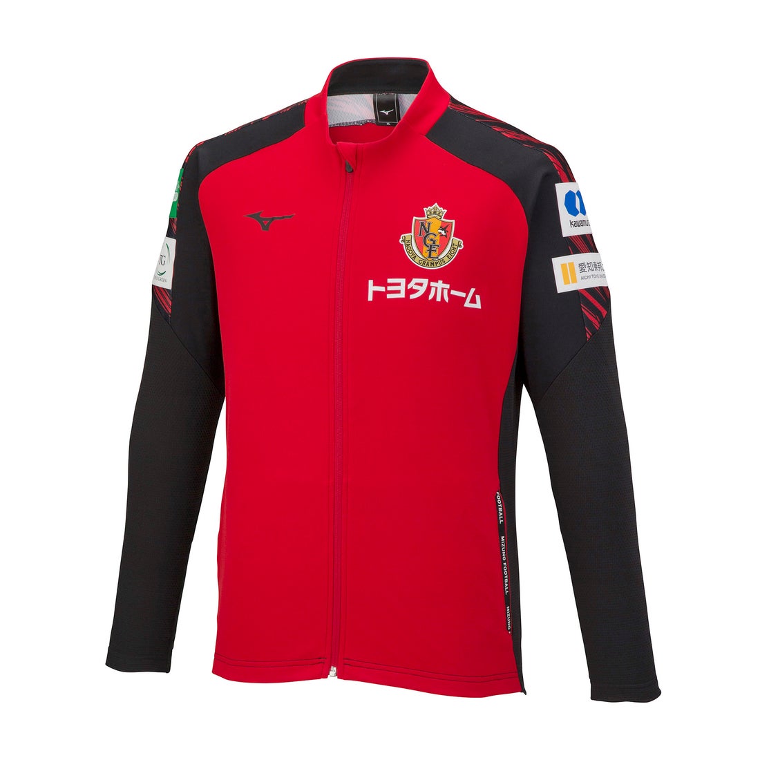 MIZUNO 名古屋グランパス 2022 ウォームアップシャツ(レッド