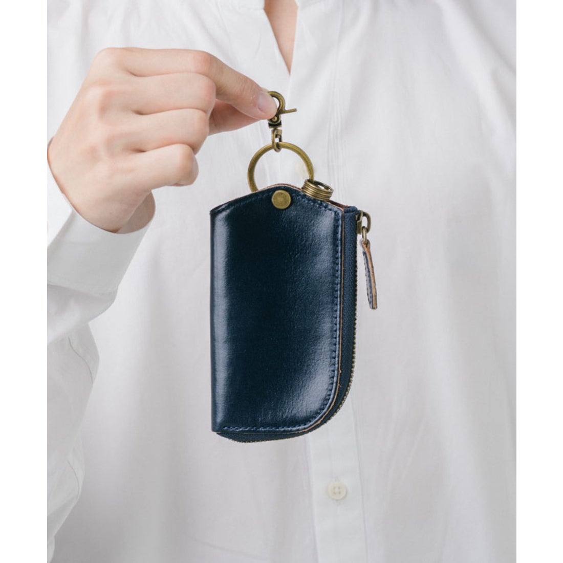 MURA キーケース イタリアンレザー レザー 革 スマートキー 鍵 メンズ