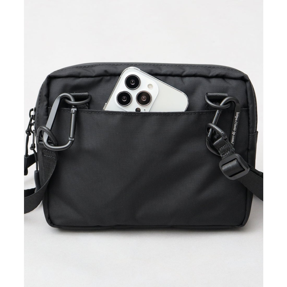 ノワール NoiR ショルダーバッグ メンズ レディース 黒 ミニショルダー
