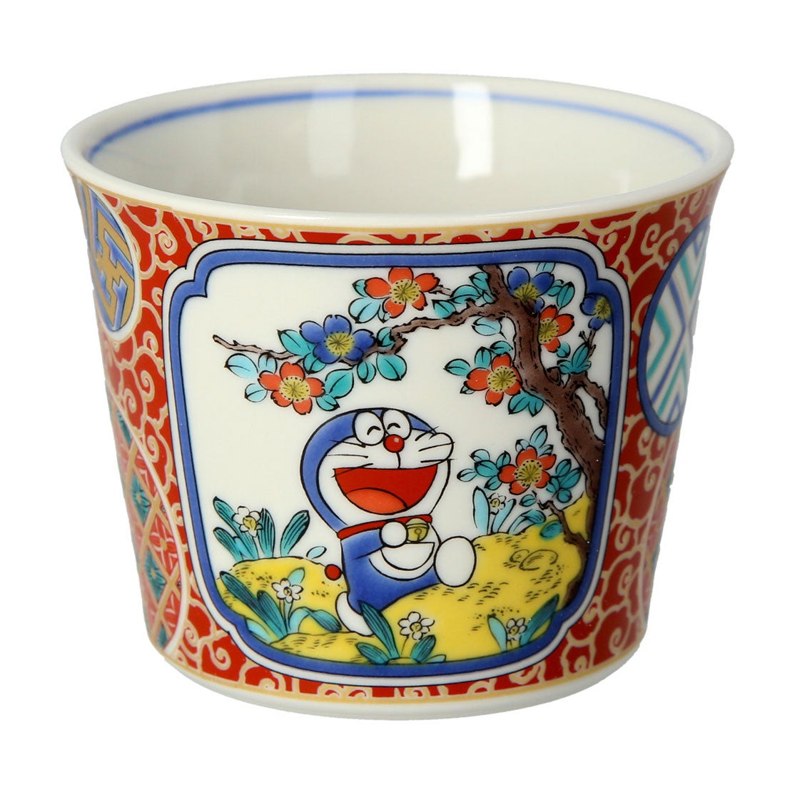 1898 九谷焼猪口4客時代物