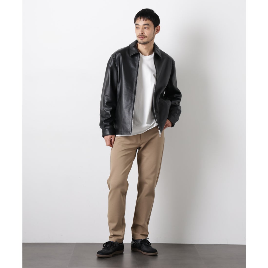 ナノ・ユニバース NANO universe シングルレザーライダース （ブラック