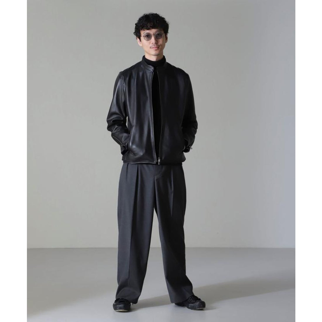 ナノ・ユニバース NANO universe バンドカラーレザーシングル