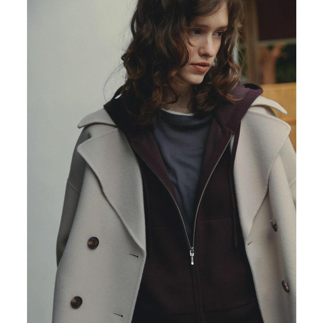 ナノ・ユニバース NANO universe PURE LAMBS リバーミドルコート