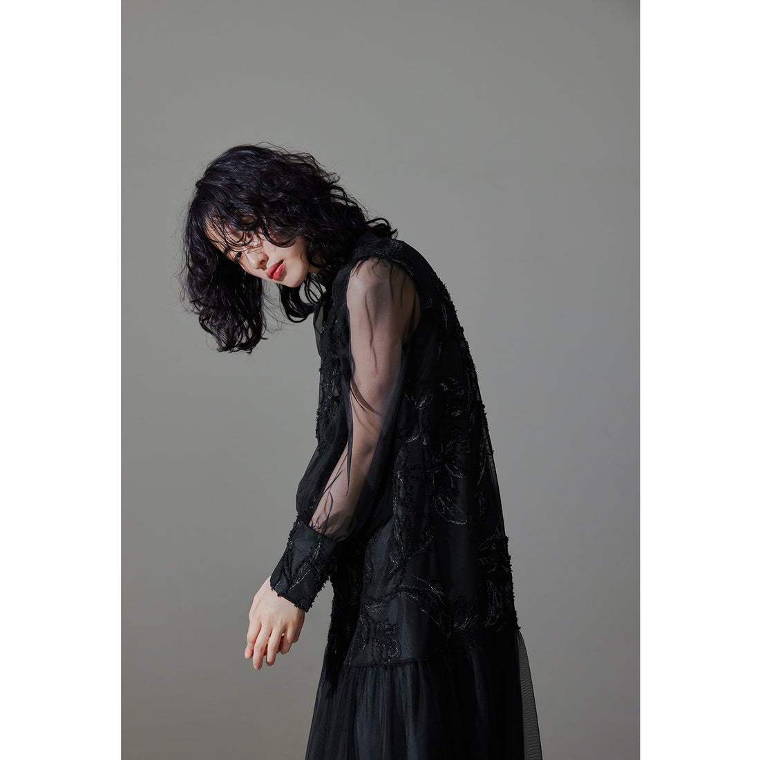 ニアナ niana フェザーフラワーチュールドレス 結婚式 パーティー