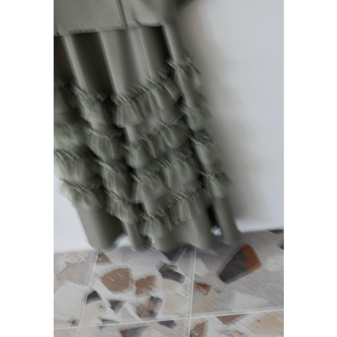 ニアナ niana トランスペアレントヘムセットアップドレス 2点セット