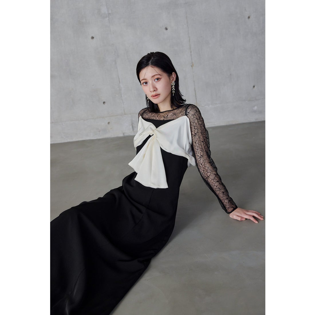 ニアナ niana ビッグリボンドレス パーティードレス オケージョン