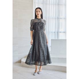 ニアナ niana フラワーレースノットデザインドレス パーティードレス