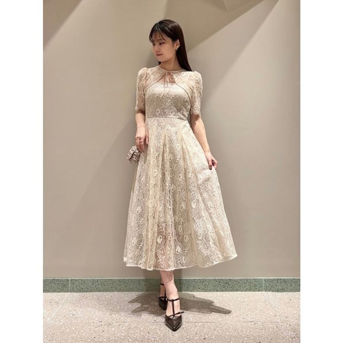 snidel ワンピース レース SNIDEL】オケージョンドレス SNIDEL