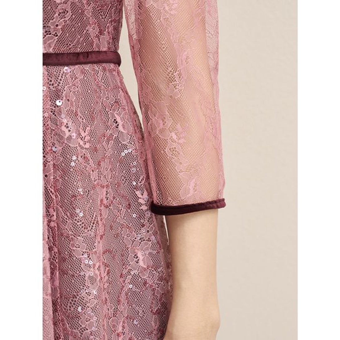 スナイデル SNIDEL スパークルレースドレス （GRY） - ファッション