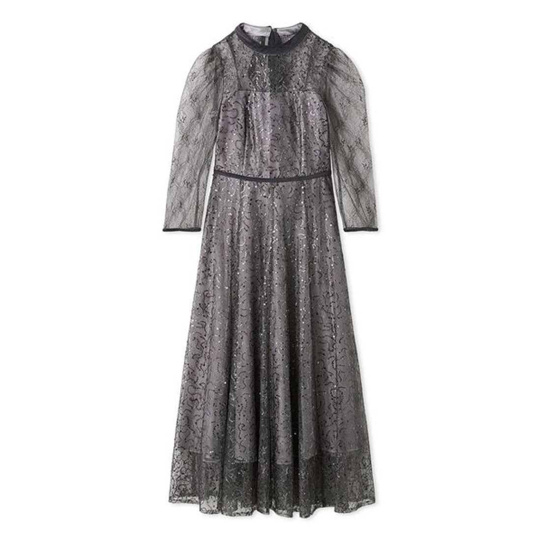 スナイデル SNIDEL スパークルレースドレス （GRY） - ファッション