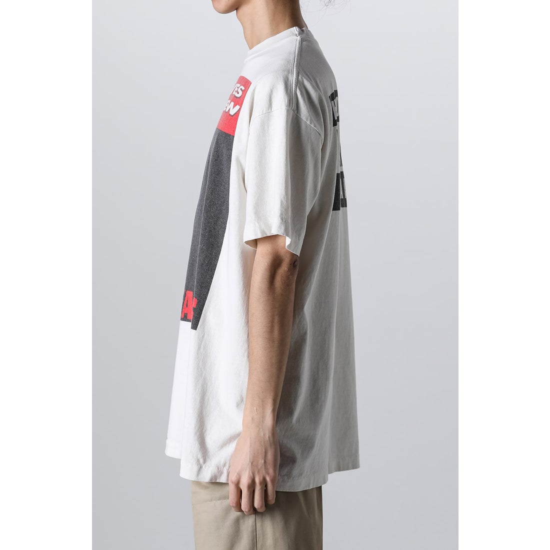 DENIM TEARS × SAINT Mxxxxxx LIVES CREW Short sleeve T-shirt