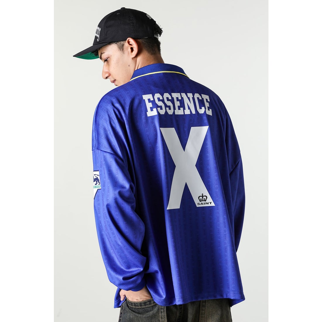 SAINT Mxxxxxx FAITH Soccer Shirt （Blue） - Osaka / Kyoto, -FASCINATE