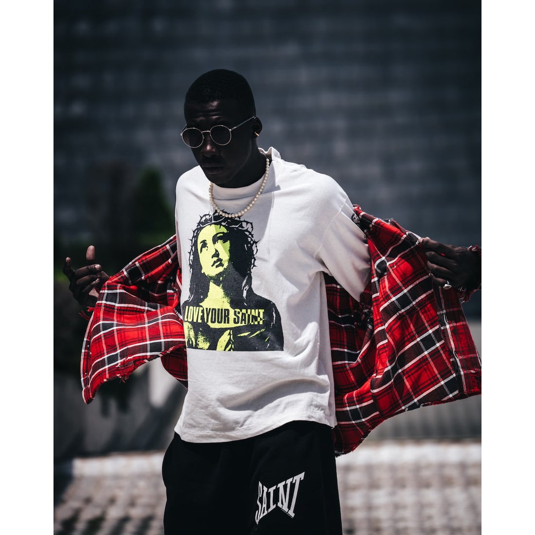 人気 【新品未使用】SAINT MXXXXXX セントマイケル ロンT XL SAINT