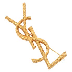サンローラン SAINT LAURENT ブローチ カサンドラ YSLブローチ