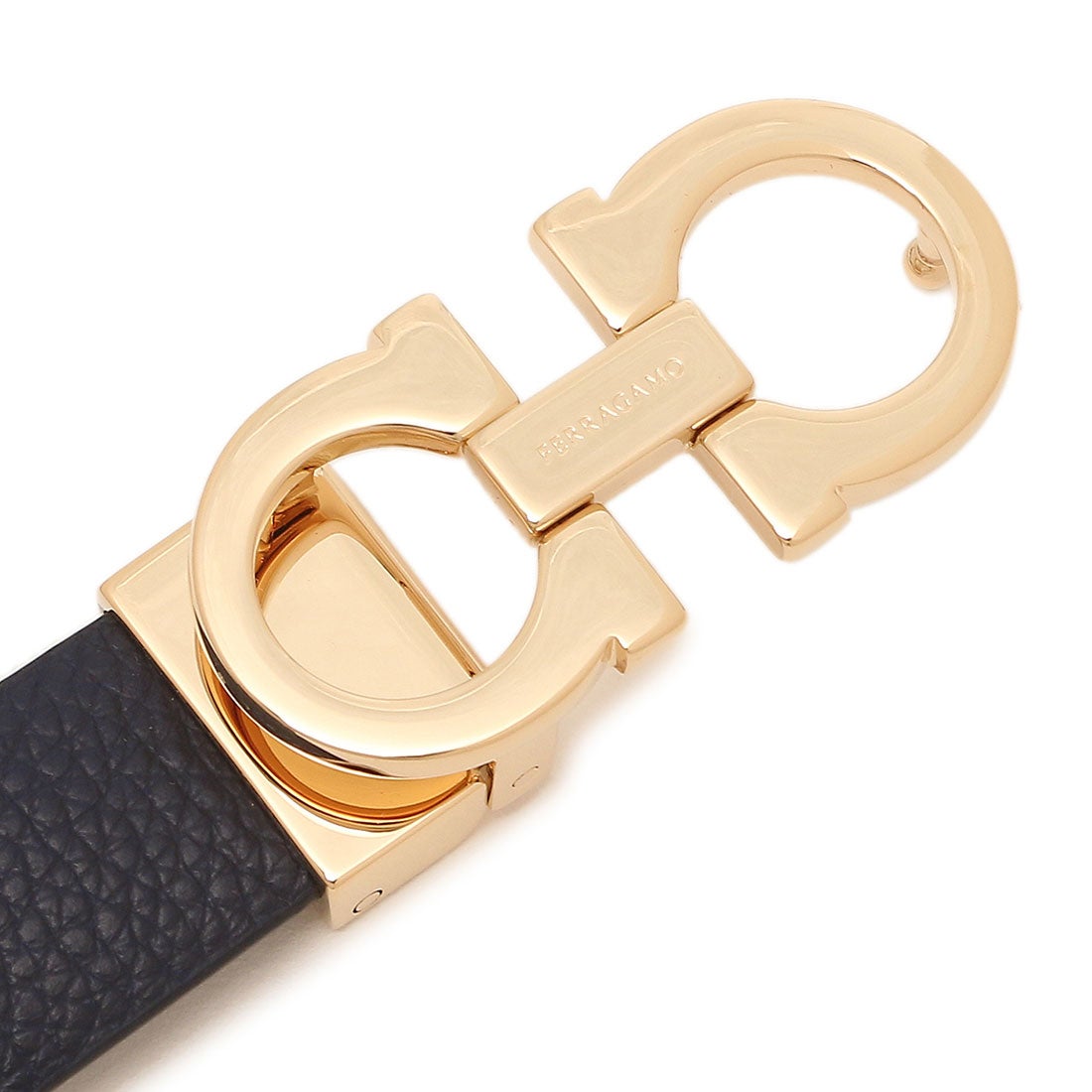 Salvatore Ferragamo フェラガモ ガンチーニ ベルト ゴールド 【公式通販】