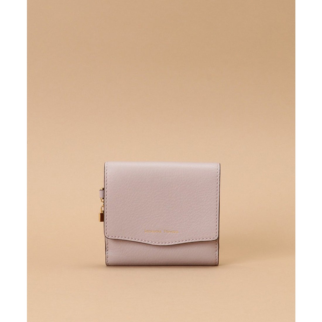 サマンサタバサ Samantha Thavasa イタリアンレザー 二つ折り財布