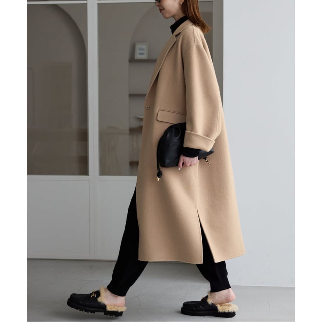 スローブ イエナ SLOBE IENA 《WEB限定/追加2予約》souple woolダブル