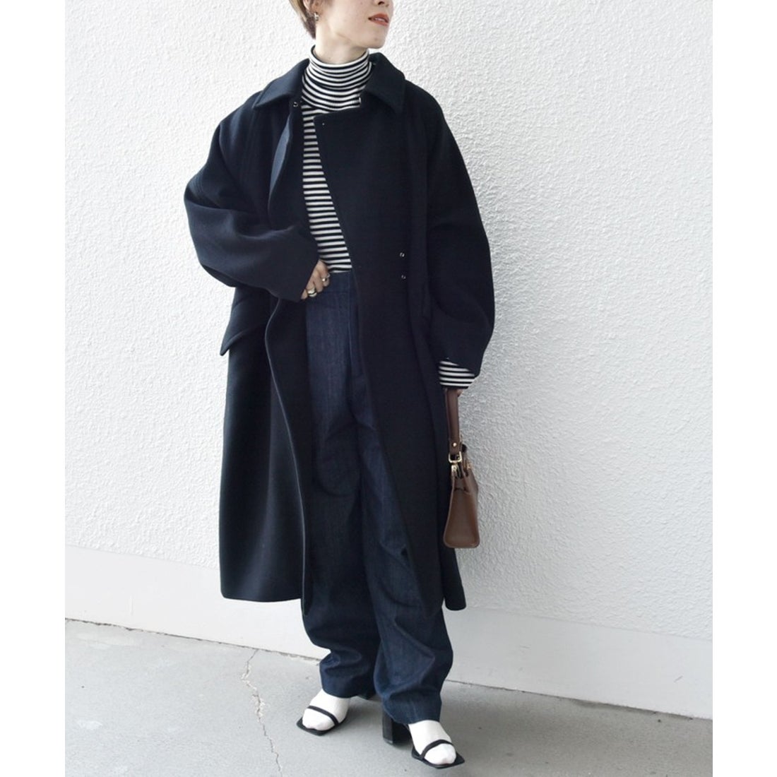 シップス エニィ SHIPS any SHIPS any: バルマカーン コクーン コート2