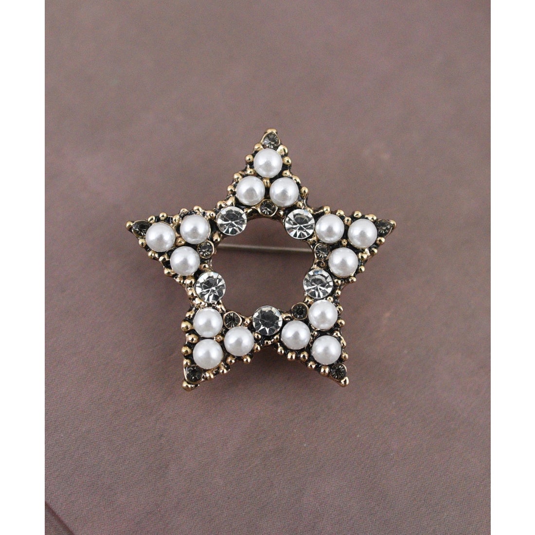 スタイロ styiro アンティークビジューブローチセット（ゴールド6