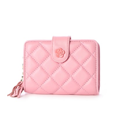 スタイルブロック STYLEBLOCK キルティング三つ折り財布 （ピンク