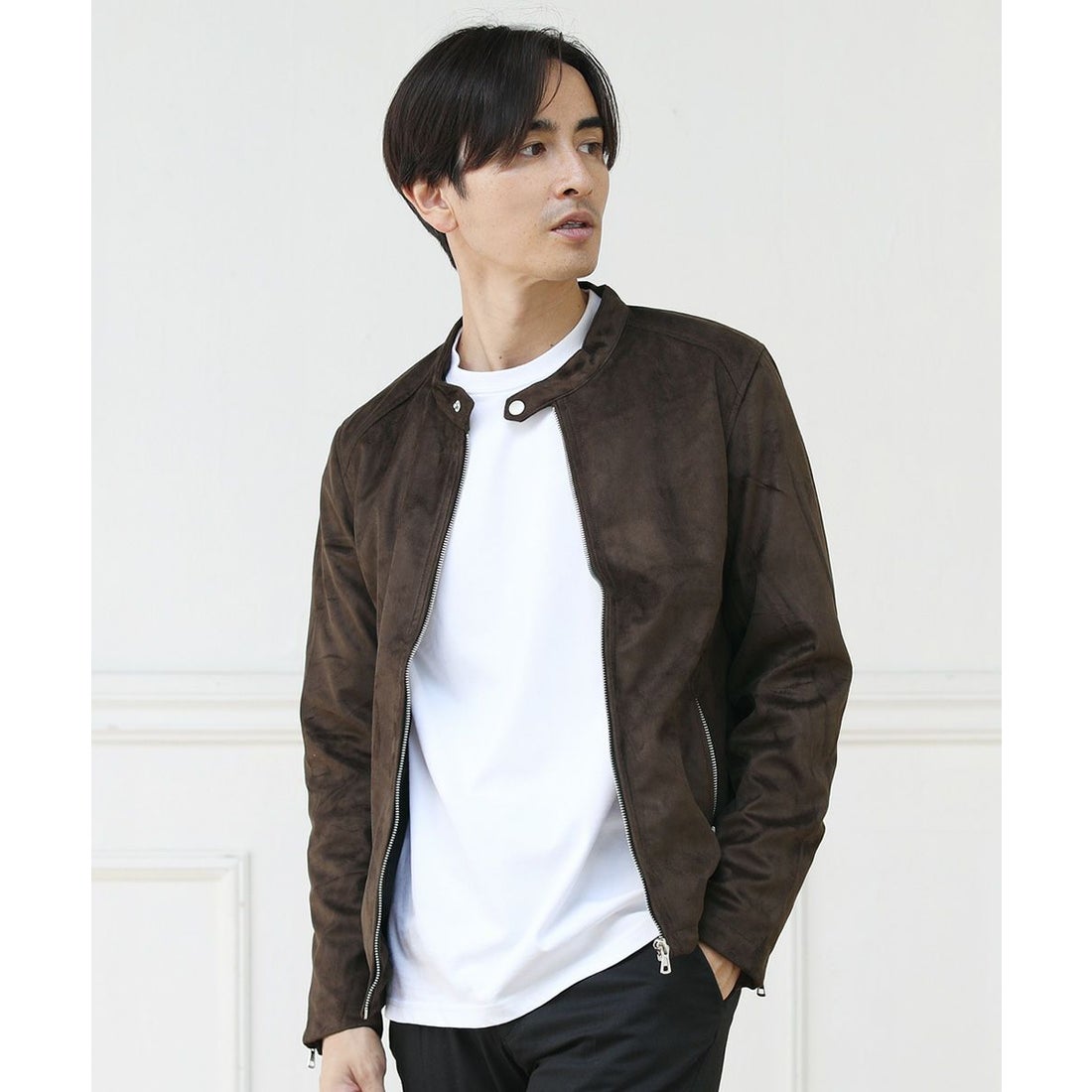 カジュアル THE CASUAL (NEVER)Acquiesce PUレザーシングルライダース