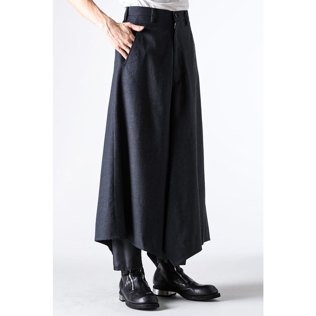 サルバム sulvam Skirt Pants （Gray） -FASCINATE