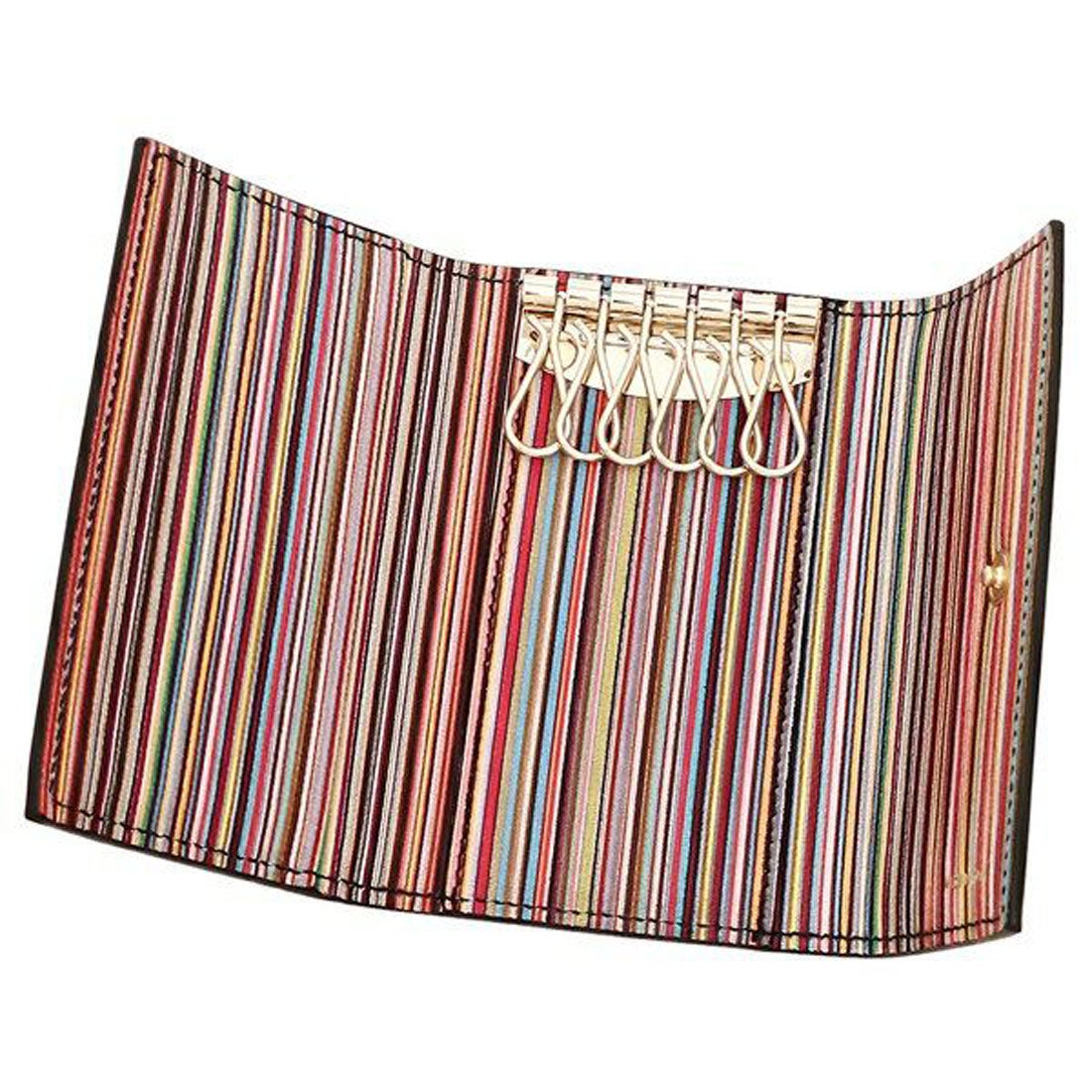 ポールスミス Paul Smith キーケース マルチストライプ ブラック