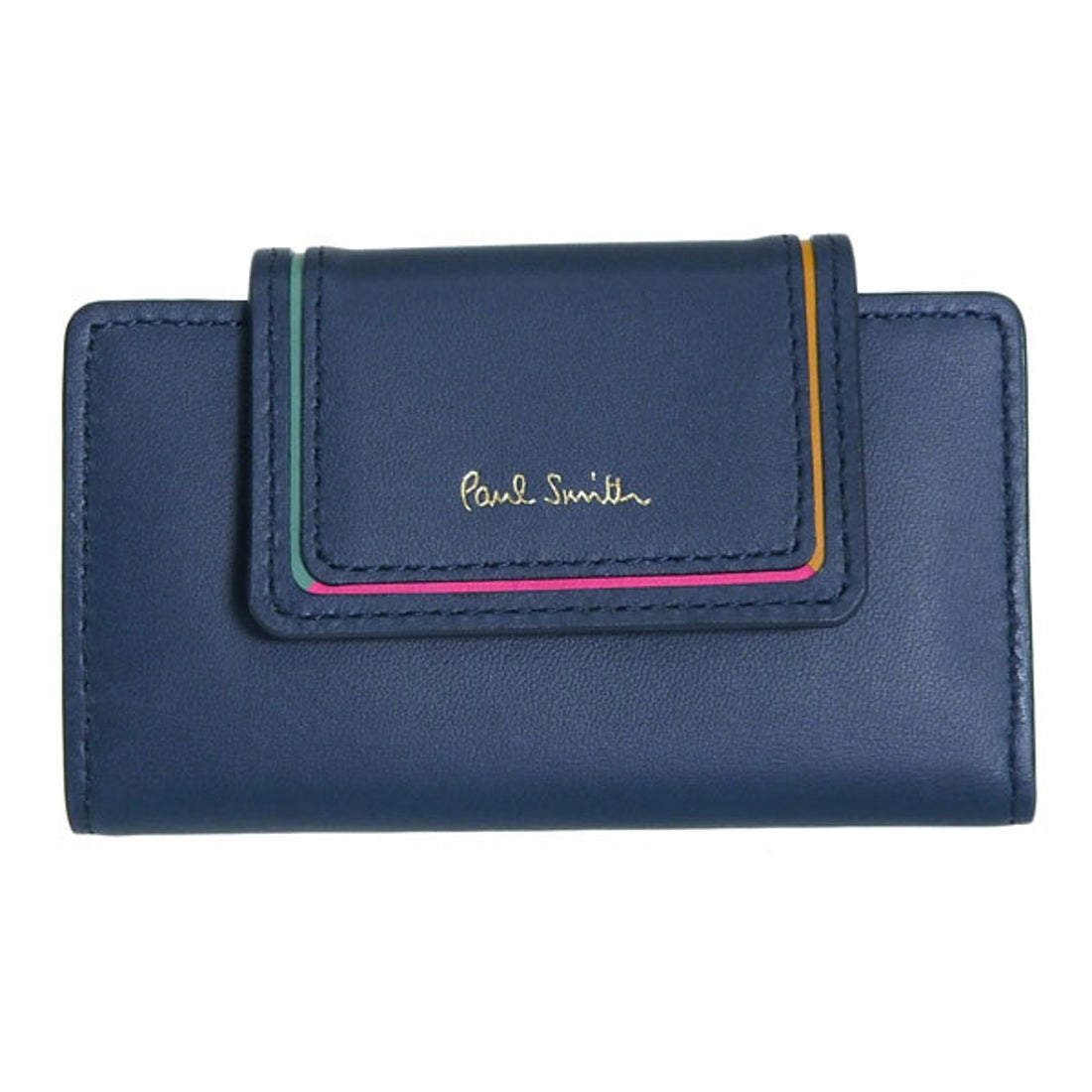 ポールスミス Paul Smith キーケース （ネイビー） -waja bazar - 海外