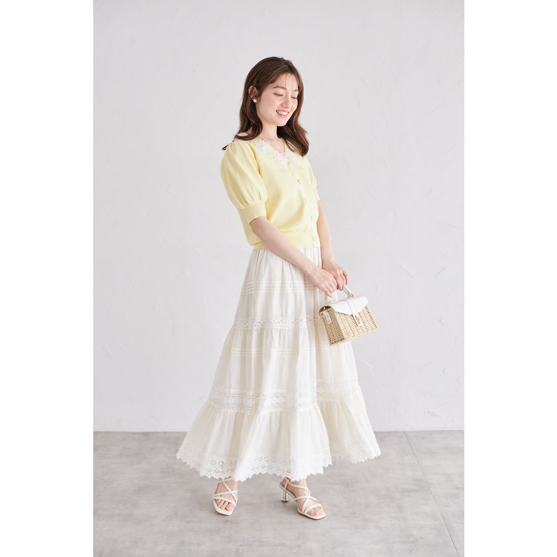 Cocco限定21着夢のポケット付ティアード・スカート