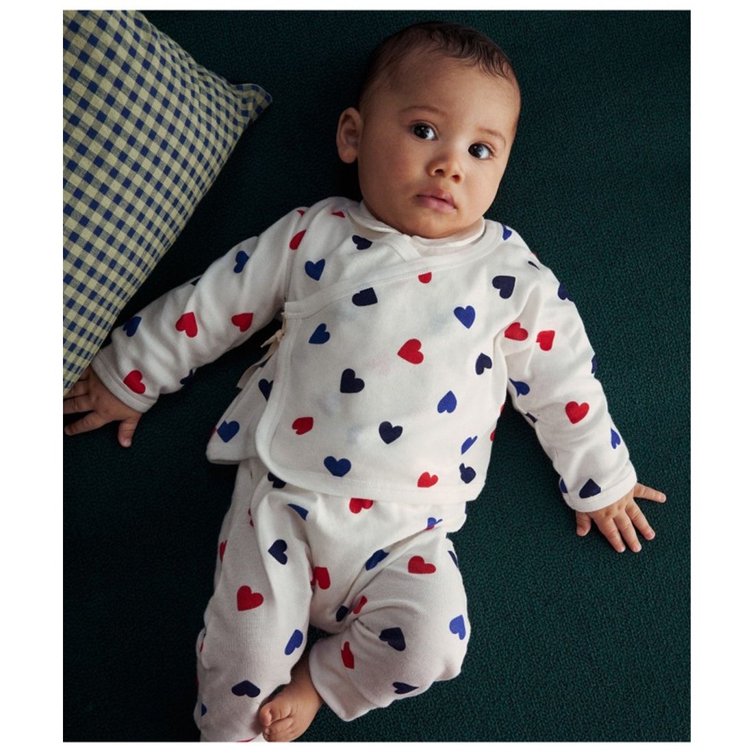 プチバトー PETIT BATEAU ベビー3点セット【返品不可商品】 （オフ