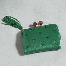 ロングセラー＞ペルケ perche アクリル玉がま口2つ折り財布 （GNDOT