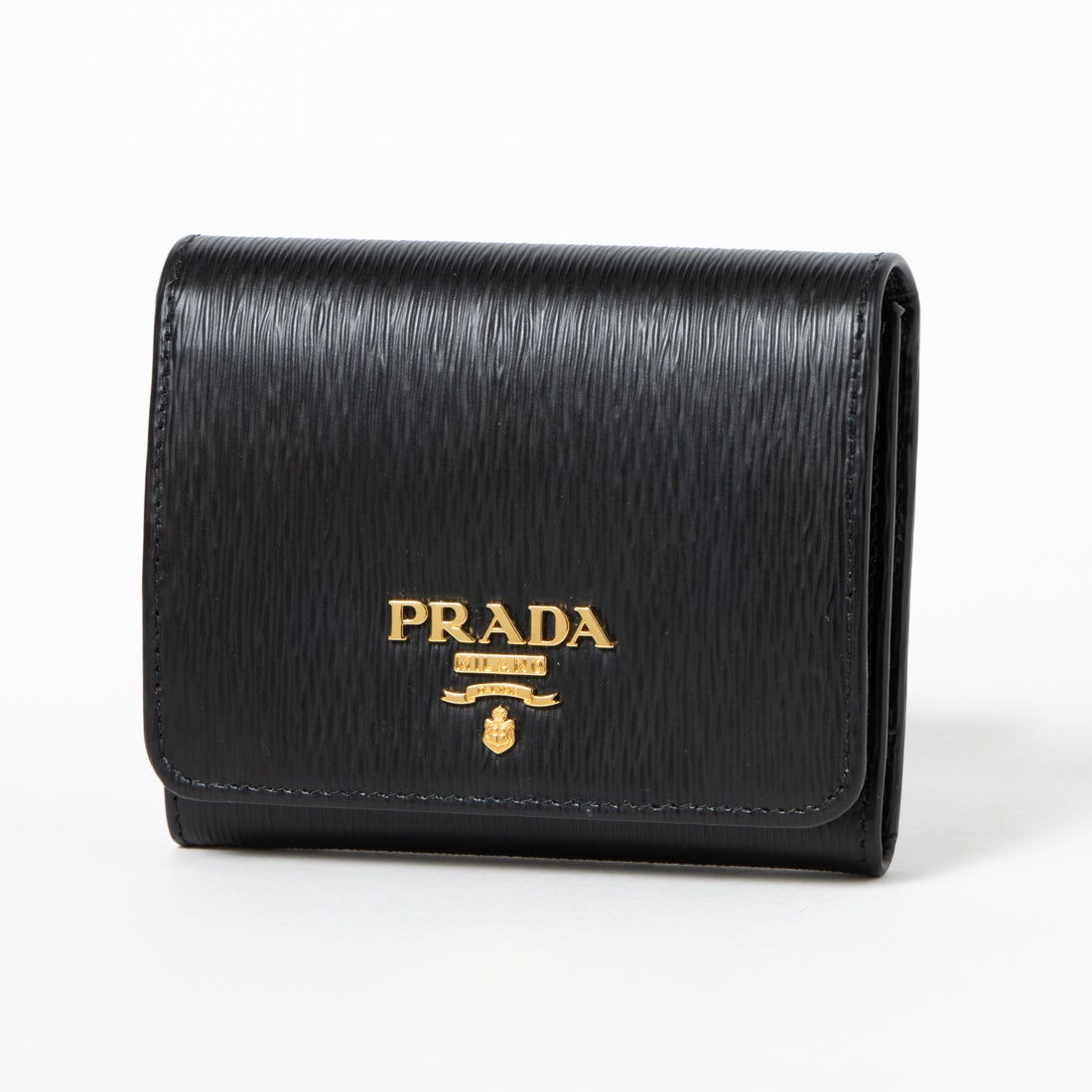 プラダ PRADA ☆レザー三つ折り財布 - PORTAF PICCOLO PATT IN PELLE
