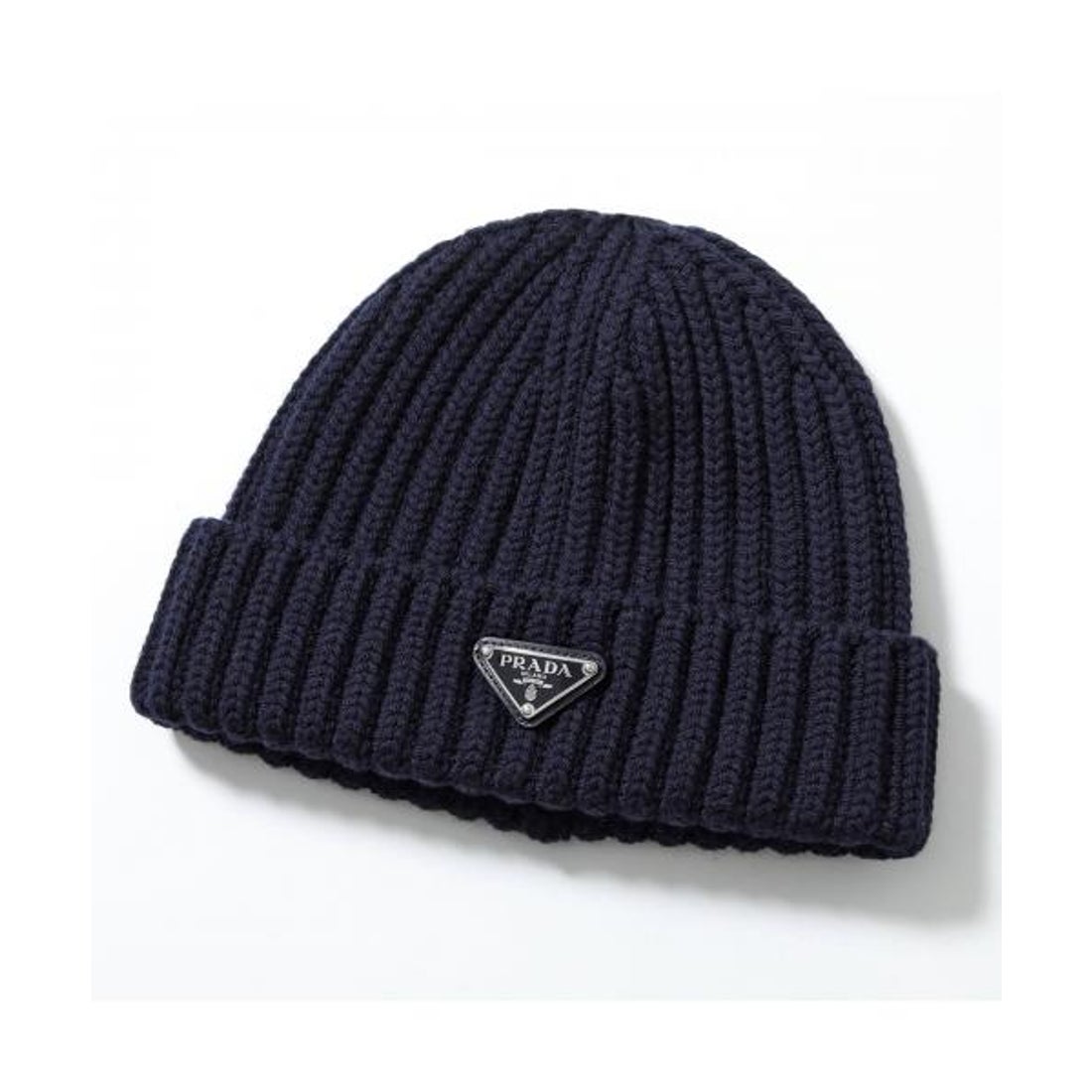 プラダ PRADA PRADA ニット帽 2HC390 2DZL トライアングルロゴ