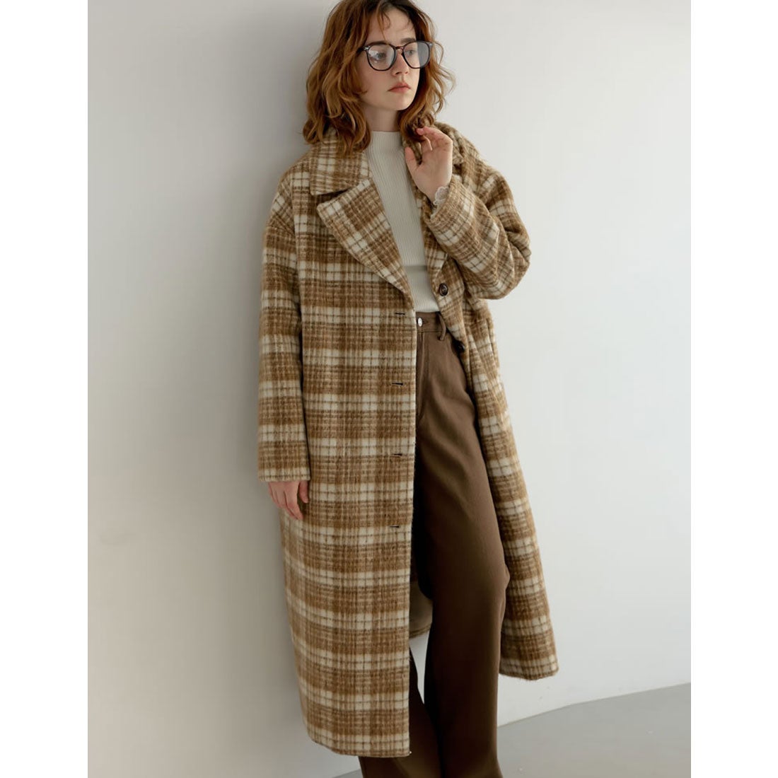 ZARA チェック柄オーバーサイズコート ZARA チェック オーバーサイズ