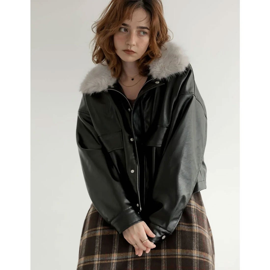 ヴィンテージ！USED加工！ライナー付き完品！短丈シングルレザー