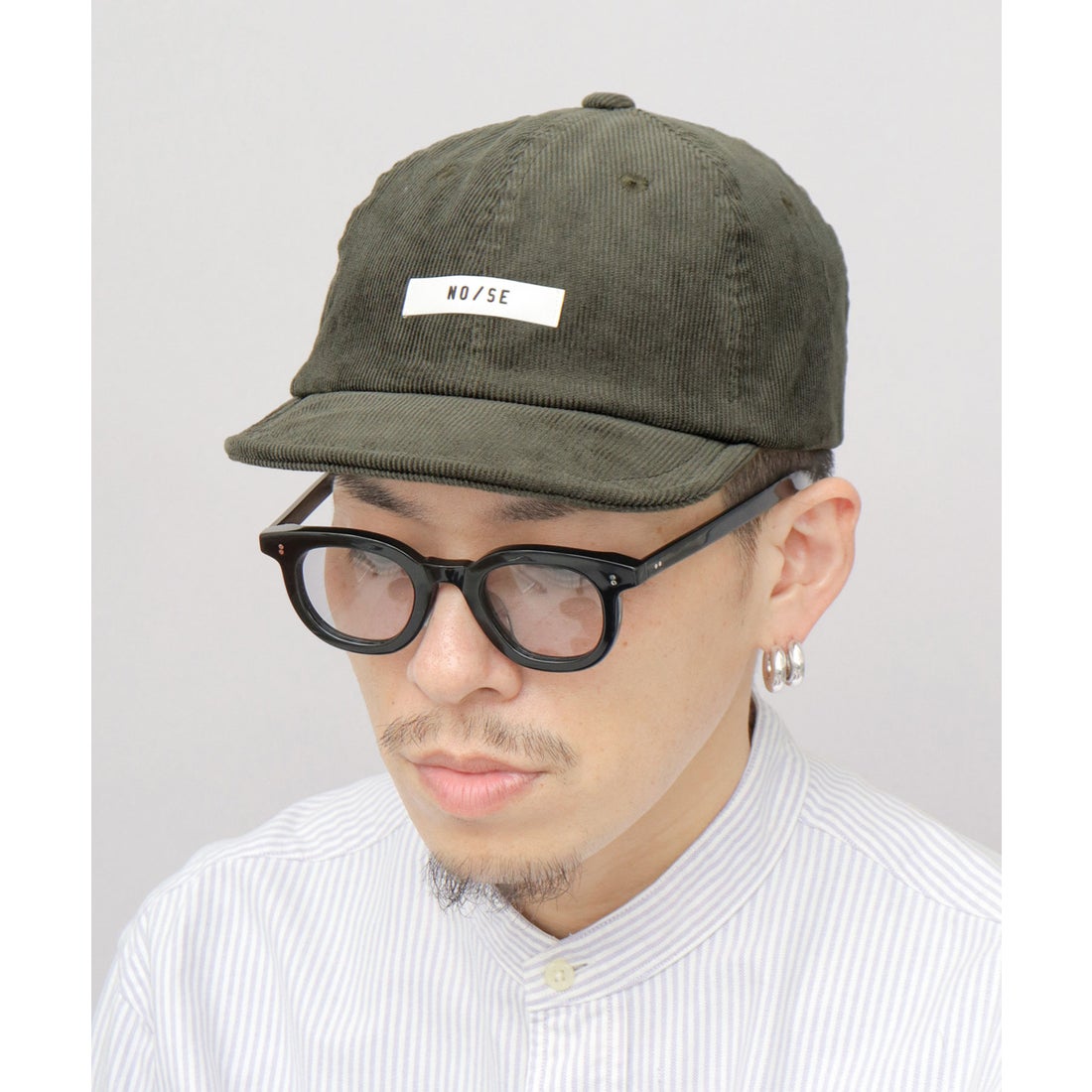 セレブ CELEB コーデュロイ アンパイア キャップ 帽子 （オリーブ