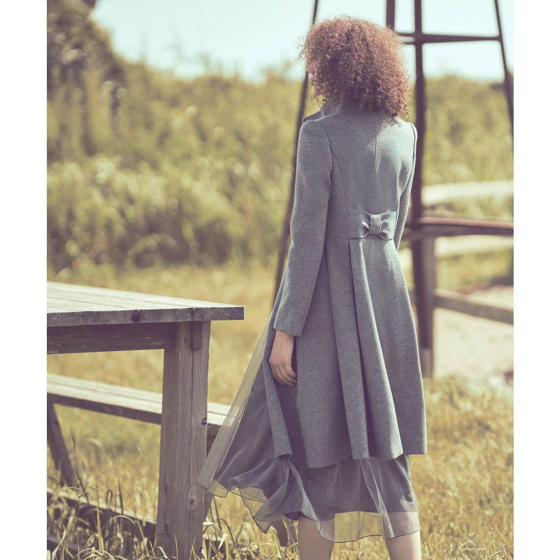 ルイルエブティック RUIRUE BOUTIQUE ウール100% ｜ バックリボン