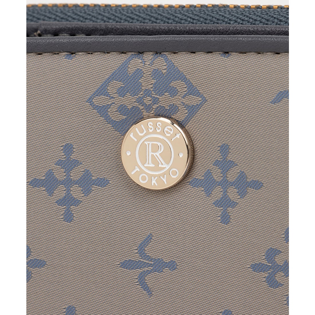 ラシット russet 二つ折りギャルソン財布(SOー009ーOUT) （Gray/Pink