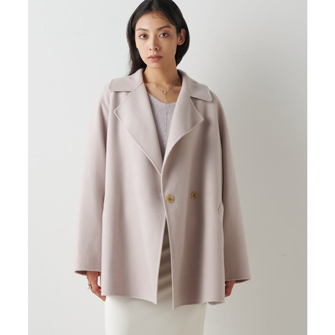 ウィムガゼット Whim Gazette リバーピーコート （greige） -靴