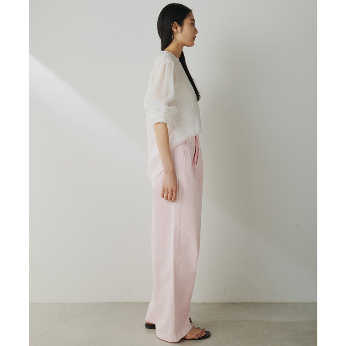 ウィムガゼット Whim Gazette バイオ加工チノパンツ （camel） -靴