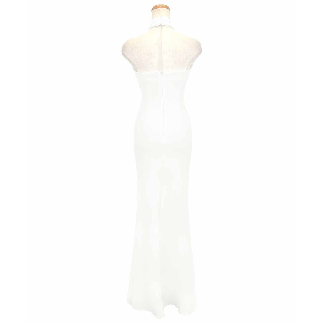 ティカ Tika キャバドレス クロスホルターネックビジューワンカラー