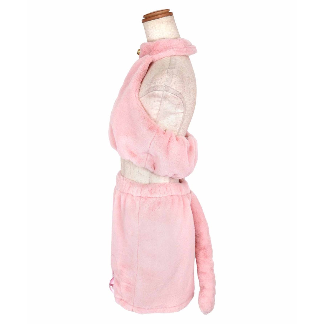 ティカ Tika ハロウィン コスプレ もこもこワンカラー猫ちゃん5点