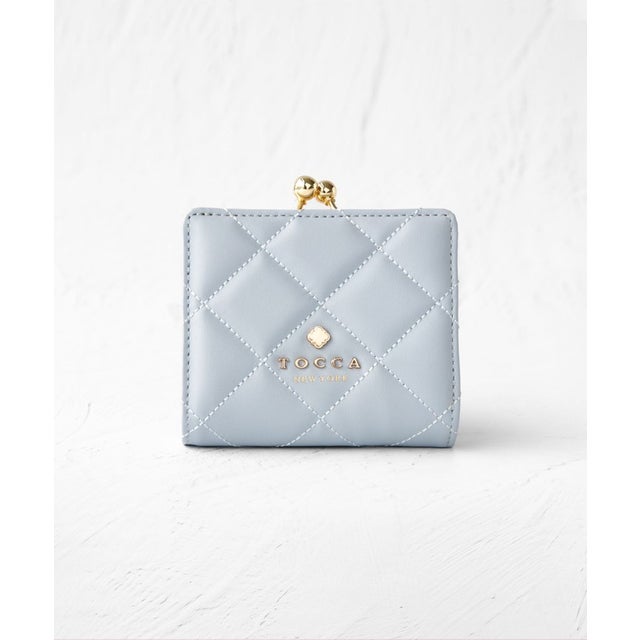 トッカ TOCCA 【新色ブルー登場】PEARL KNOT BIFOLDWALLET 財布 （[新