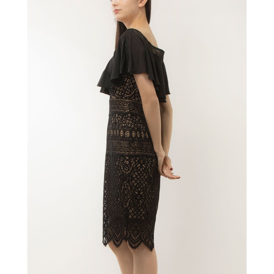 タダシショージ TADASHI SHOJI タダシショージ☆上品優雅なブラック総