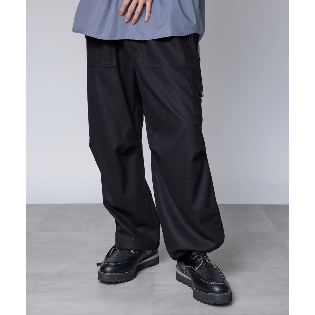 Y-3 カーゴパンツ ワークパンツ ダークグレー サイズL