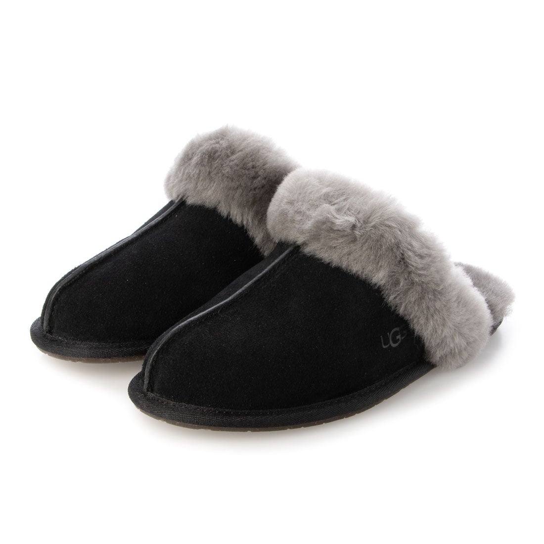 アグ UGG SCUFFETTE II ルームシューズ （ブラック×グレー