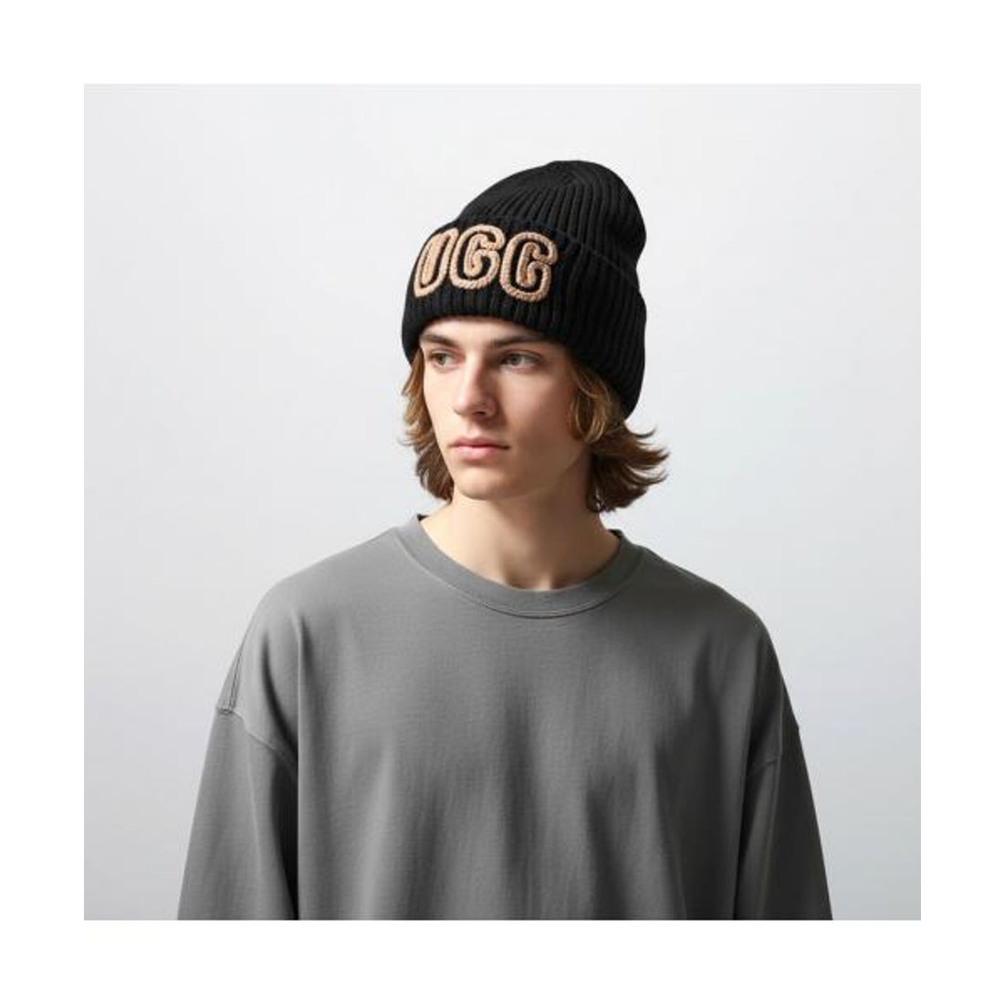 アグ UGG UGG ニット帽 W CHUNKY CRAFTED RIB BEANIE 102345 （WPPP