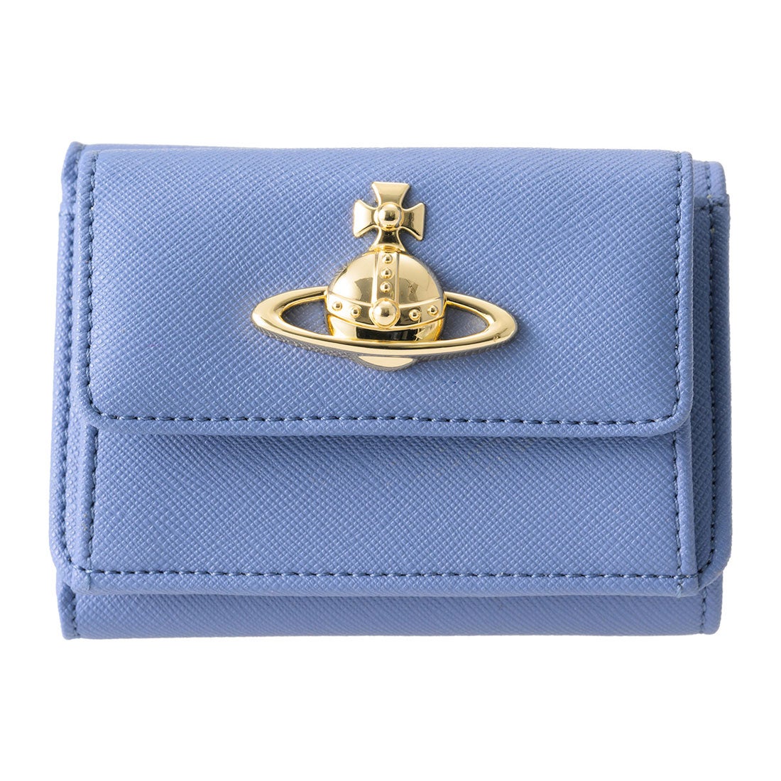 Vivienne Westwood / 3つ折り財布/ブルー/総柄/レディース Vivienne