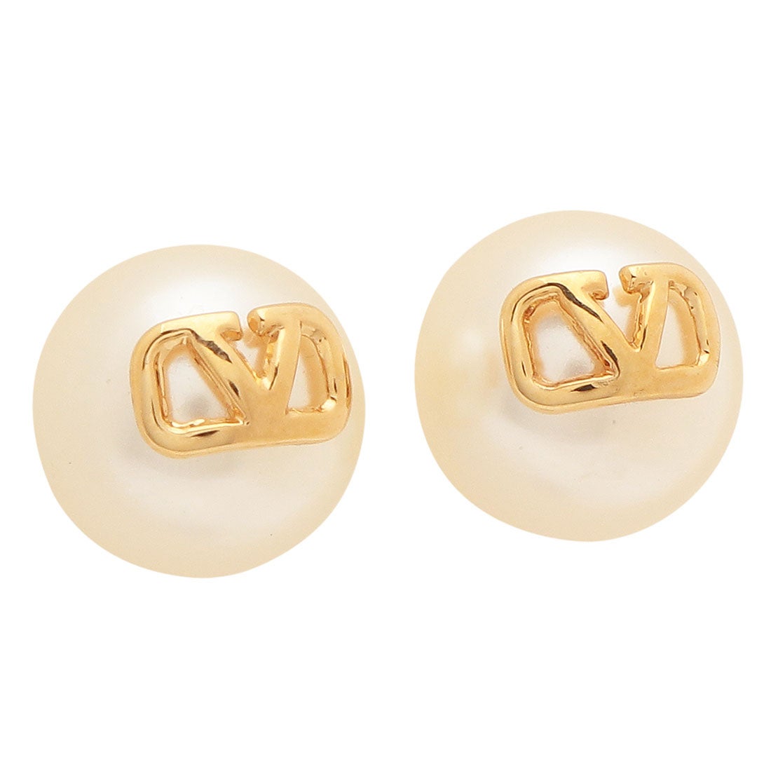 ヴァレンティノ ガラヴァーニ VALENTINO GARAVANI ピアス Vロゴ 10mm